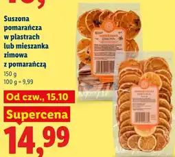 Lidl Suszona pomarańcza w plastrach lub mieszanka zimowa z pomarańczą oferta