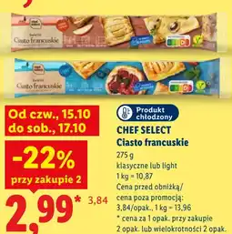 Lidl Ciasto francuskie Chef Select oferta
