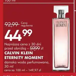 SuperPharm Woda perfumowana damska Calvin Klein Eternity Moment oferta