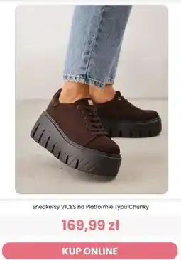 Renee Sneakersy Vices na platformie typu chunky oferta
