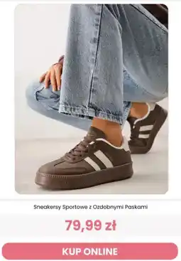 Renee Sneakersy sportowe z ozdobnymi paskami Renee oferta