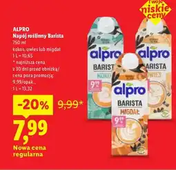 Lidl Napój roślinny Barista owies Alpro oferta