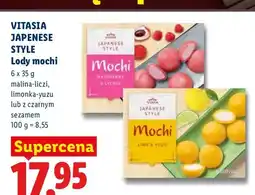 Lidl Lody mochi malina-liczi Vitasia Japanese Style 6-pak oferta