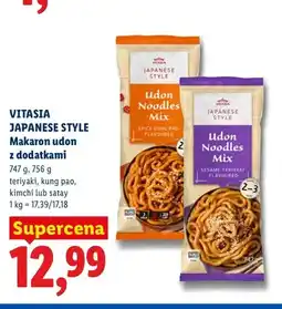 Lidl Makaron udon z dodatkami kimchi Vitasia Japanese Style oferta