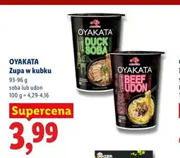 Lidl Zupa w kubku Beef Udon Oyakata oferta