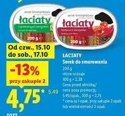 Lidl Serek do smarowania barbecue z konopiami Łaciaty oferta
