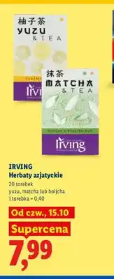 Lidl Herbata azjatycka Matcha Irving oferta