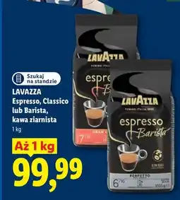 Lidl Kawa ziarnista Lavazza Classico oferta