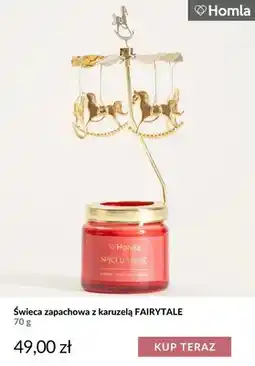 Homla Świeca zapachowa z karuzelą Fairytale Homla oferta