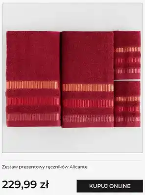 Zestaw prezentowy ręczników Alicante Home & you