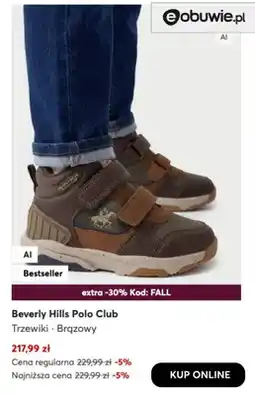 eobuwie Trzewiki Beverly Hills Polo Club oferta
