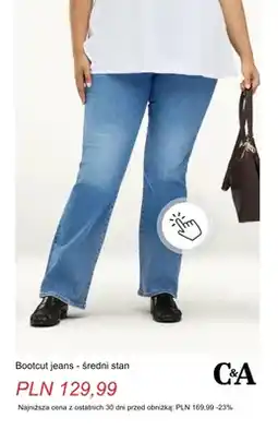 C&A Bootcut jeans średni stan C & A oferta
