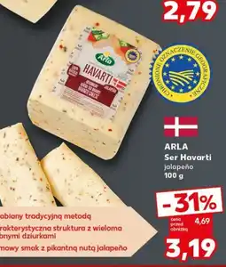 Kaufland Arla ser havarti jalapeño oferta