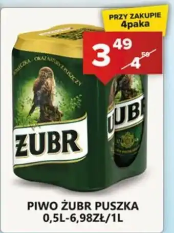 Piwo Żubr Puszka