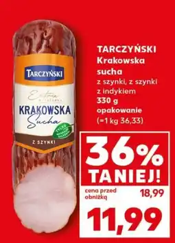 Kaufland Tarczyński Krakowska Sucha z szynki oferta