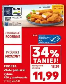 Kaufland FROSTA Złote paluszki rybne oferta