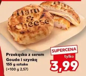 Przekąska z serem Gouda i szynką