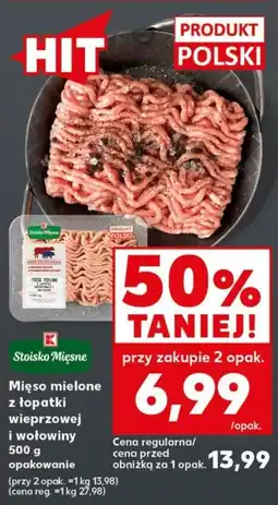 Kaufland Mięso mielone z łopatki wieprzowej i wołowny oferta