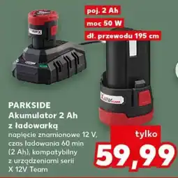 Kaufland Akumulator 2 Ah z ładowarką oferta