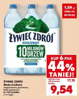Kaufland ŻYWIEC ZDRÓJ Woda źródłana niegazowana, gazowana, lekko gazowana oferta