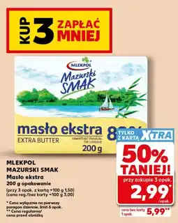 Kaufland Mlekpolski Mazurski Smak Masło ekstra oferta