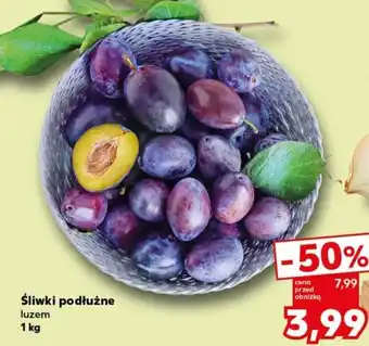 Śliwki podłużne luzem