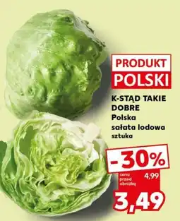 Kaufland sałata lodowa sztuka oferta