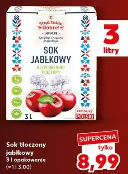 Kaufland Sok Jabłkowy Stąd Takie Dobre! oferta
