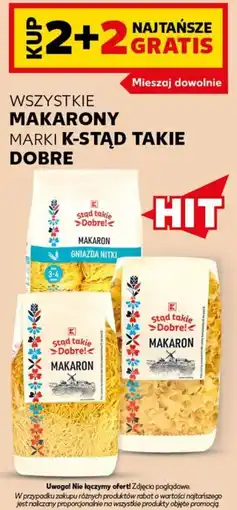 Kaufland Makaron K-Stąd Takie Dobre oferta