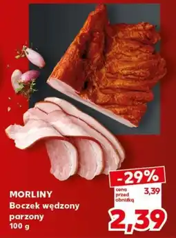 Kaufland Morliny Boczek wędzony parzony oferta