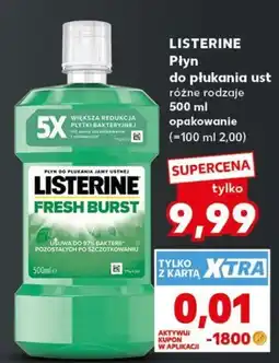 Kaufland Płyn do płukania jamy ustnej Listerine Fresh Burst oferta