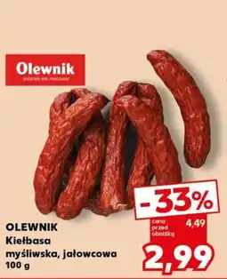 Kaufland Olewnik Kiełbasa myśliwska, jałowcowa oferta