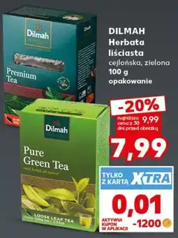 Kaufland Dilmah Herbata liściasta cejlońska, zielona oferta