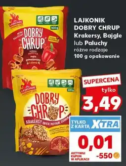 Kaufland Lajkonik dobry chrup krakersy, bajgle lub paluchy oferta