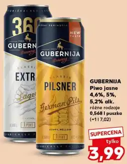 Kaufland Gubernija Piwo jasne oferta