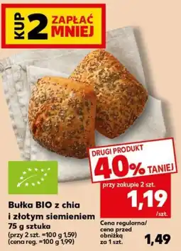 Kaufland Bułka BIO z chia i złotym siemieniem oferta