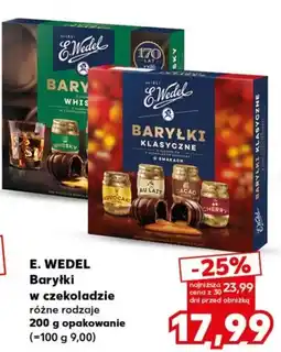 Kaufland E. Wedel Baryłki w czekoladzie oferta