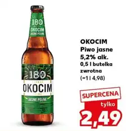Kaufland Piwo Jasne Okocim oferta