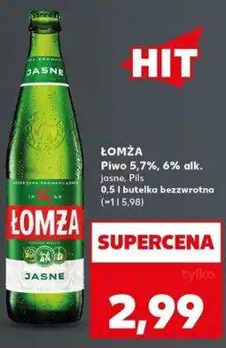 Kaufland Piwo Łomża Jasne oferta