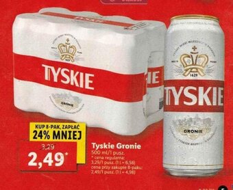 Lidl Tyskie Gronie 500ml oferta