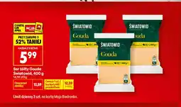 Biedronka Ser żółty gouda w kostce Światowid oferta