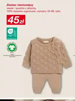 KiK Zestaw niemowlęcy sweter i spodnie z dzianiny oferta