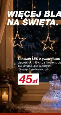 KiK Łańcuch LED z gwiazdkami oferta