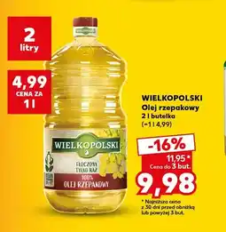 Kaufland Olej rzepakowy Wielkopolski oferta
