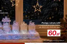 KiK Pociąg z akrylu LED oferta