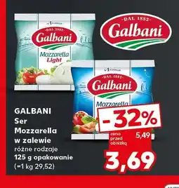 Kaufland Ser Mozzarella w zalewie Galbani oferta