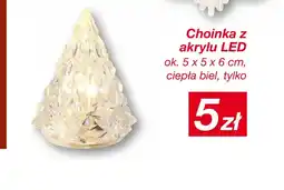 KiK Choinka z akrylu LED oferta