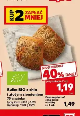 Kaufland Bułka BIO z chia i złotym siemieniem oferta