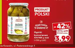 Kaufland Ogórki konserwowe Stąd takie Dobre! oferta