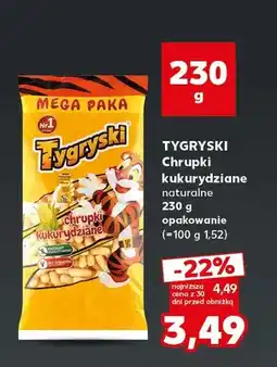 Kaufland Chrupki kukurydziane naturalne Tygryski oferta